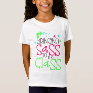 Sass to Class Girls' Fine Jersey T-shirt