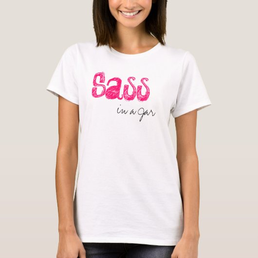Sassa in een pot t-shirt (Voorkant)