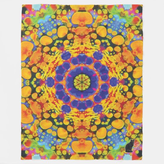 Sassafras Kaleidoscope Couverture polaire (Devant)