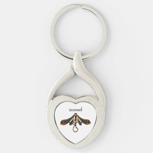 Sassenach - Amber Dragonfly Sleutelhanger (Voorkant)