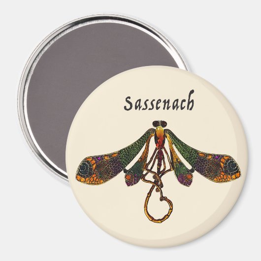 Sassenach Dragonfly Magneet (Voorkant / Achterkant)