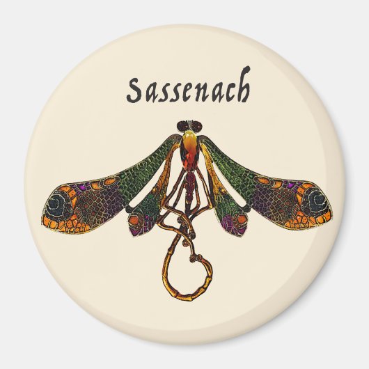 Sassenach Dragonfly Magneet (Voorkant)