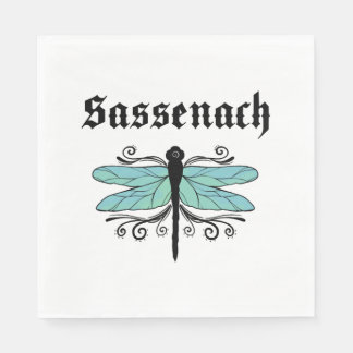 Sassenach Dragonfly Outlander Amber Blue Sweatshir Servet