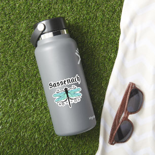 Sassenach Dragonfly Outlander Amber Blue Sweatshir Sticker