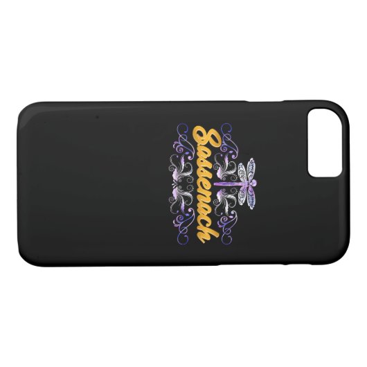 Sassenach Outlander Blue Dragonfly Case-Mate iPhone Case (Achterkant (Horizontaal))