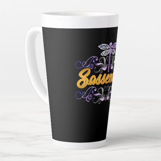 Sassenach Outlander Blue Dragonfly Latte Mok (Linkerhoek)