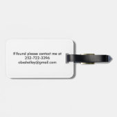 Sassenach Sisters bagagelabel (Achterkant horizontaal)