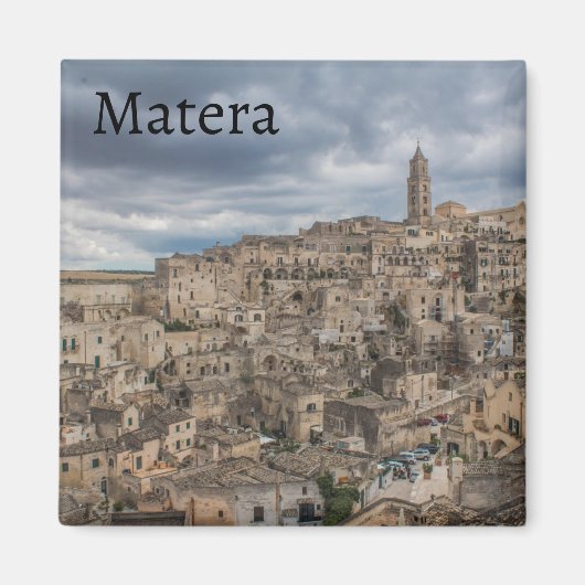 Sassi di Matera, Italië Magneet (Voorkant)
