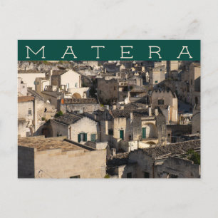 Sassi van Matera Basilicata Italië Briefkaart