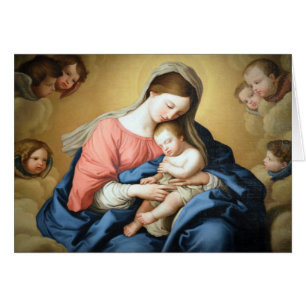 Sassoferrato Vierge Marie et Enfant Jésus Christ