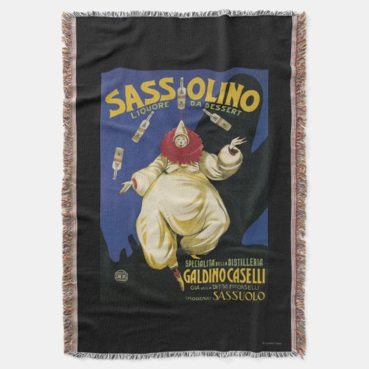 Sassolino Liquore da Dessert Promotion Deken (Voorkant Verticaal)