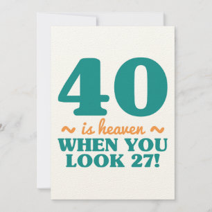 Sassy 40th Birthday Kaart