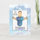 Sassy 60ste Verjaardag Mannelijke Cartoon Grappig Kaart (Voorkant)