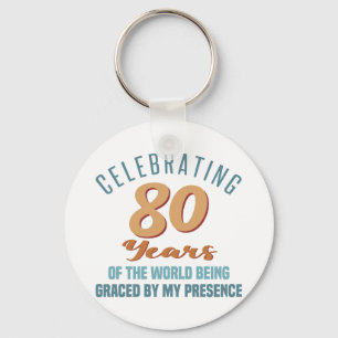 Sassy 80th Birthday Attitude Sleutelhanger