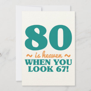 Sassy 80th Birthday Kaart