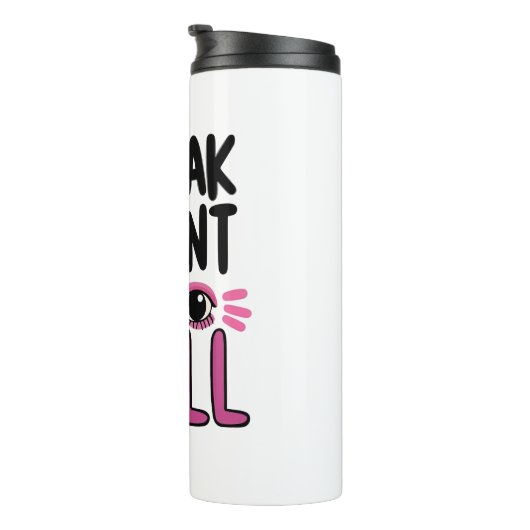 Sassy Attitude "I Speak Fluent Eye Roll" Thermosbeker (Geroteerd rechts)