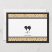 Sassy Beige Heels et Leopard Invitation (Dos)