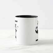 Sassy Black Cat Coffee Mug – Take a Break Reminder Mok (Midden)