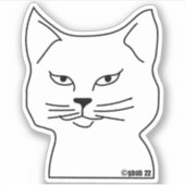 Sassy Bob Sticker (Devant)