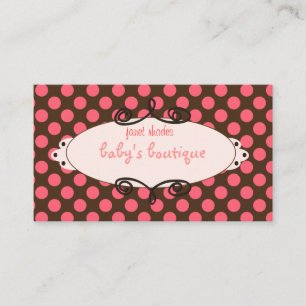 Sassy boutique, Polka Dots Visitekaartje