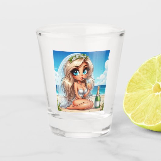 Sassy Bride Shot Glass Shot Glas (Voorkant)