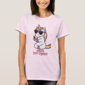 Sassy but Classy – Glam Unicorn T-shirt (Voorkant)