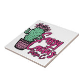 SASSY CACTUS DESIGN GO [logo 1] Tegeltje (Zijkant)