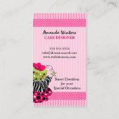 Sassy Cake Bakery Visitekaartje (Achterkant)