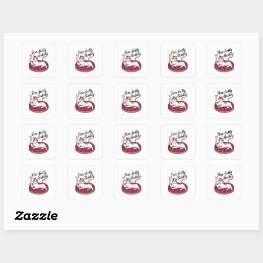 Sassy Cat Cocktail Sticker (Vel)