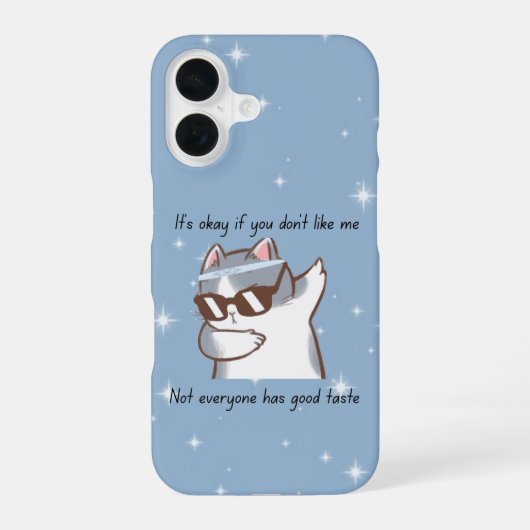 Sassy Cat Phone Case iPhone 16 Hoesje (Achterkant)