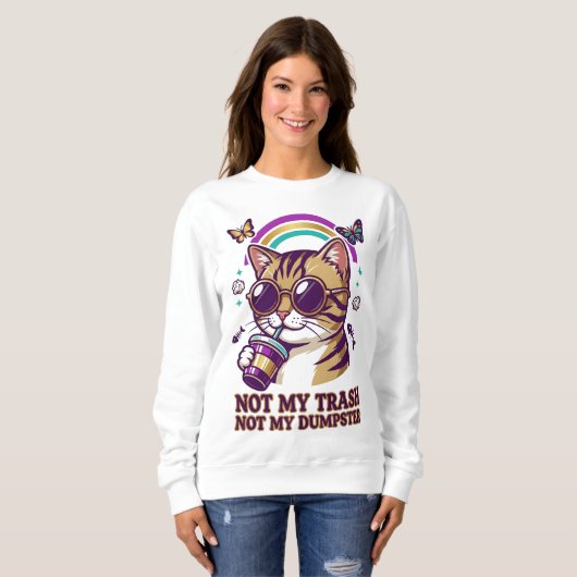 Sassy Cat Sweatshirt (Devant entier)