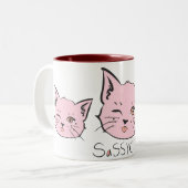 Sassy Chat Mug (Devant gauche)