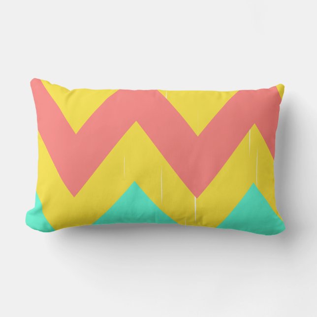 Sassy Chevron Sierkussen Kussen (Voorkant)