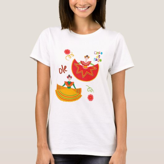 Sassy Cinco De Mayo T-Shirt (Voorkant)