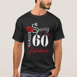 Sassy Classy 60 Uitstekend Rood T-shirt