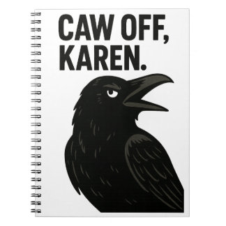 Sassy Crow - Kauw af, Karen. asociale dieren Notitieboek