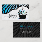 Sassy Cupcake Visitekaartjes (Voorkant / Achterkant)