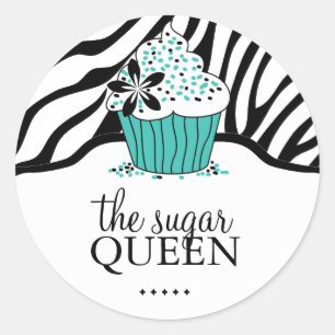 Sassy Décoratif Zebra Stripes Boulangerie Stickers