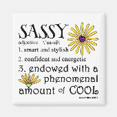 Sassy defined magneet (Voorkant)