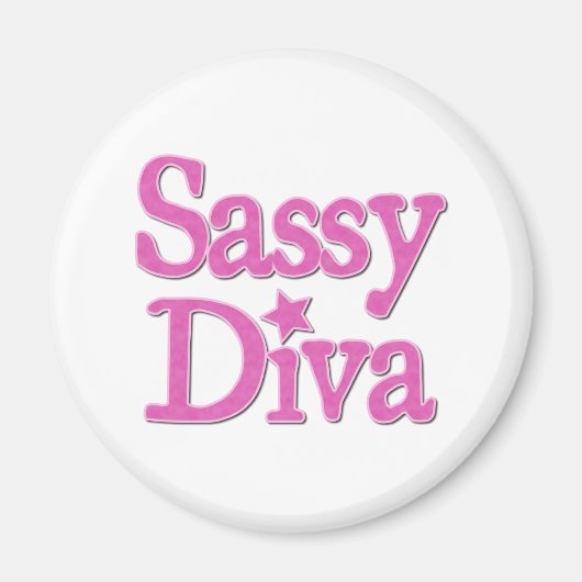 Sassy Diva Magneet (Voorkant)