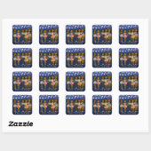 Sassy Diva Temps De Fête Sticker Carré (Feuille)