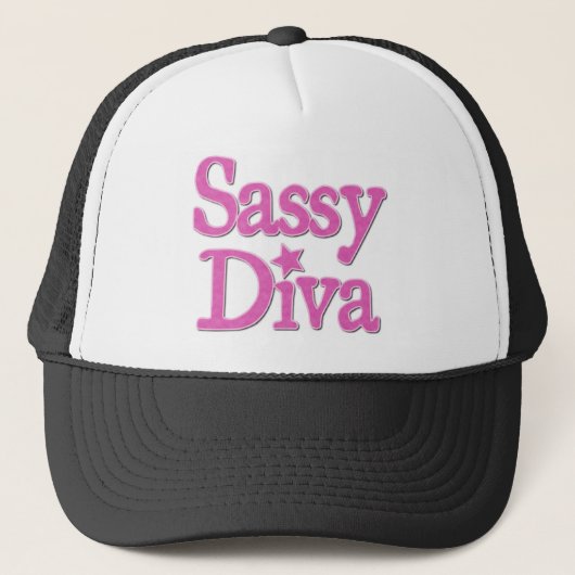 Sassy Diva Trucker Pet (Voorkant)