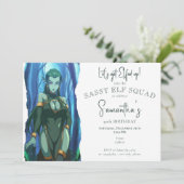 Sassy Elf Squad volwassen kerstverjaardag Kaart (Staand voorkant)