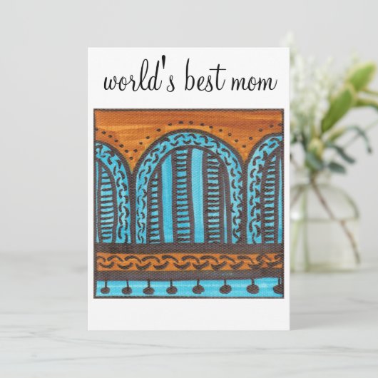 Sassy en Sweet Moederdag Brunch Uitnodiging (Staand voorkant)