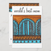 Sassy en Sweet Moederdag Brunch Uitnodiging (Voorkant / Achterkant)