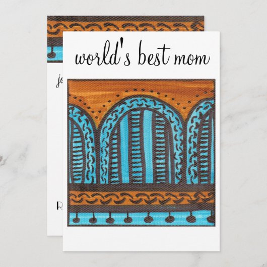 Sassy en Sweet Moederdag Brunch Uitnodiging (Voorkant / Achterkant)