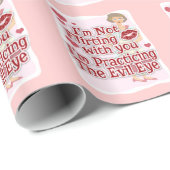 Sassy Evil Eye 50s Houseechtgenote Cadeaupapier (Rol Hoek)