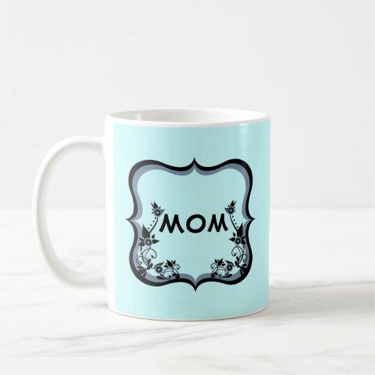 Sassy Floral Personnalisable Maman Mug (Gauche)