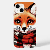 Sassy Fox draagt een sjaal