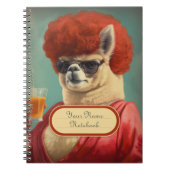 Sassy Funny Llama Spiral Notitieboek (Voorkant)
